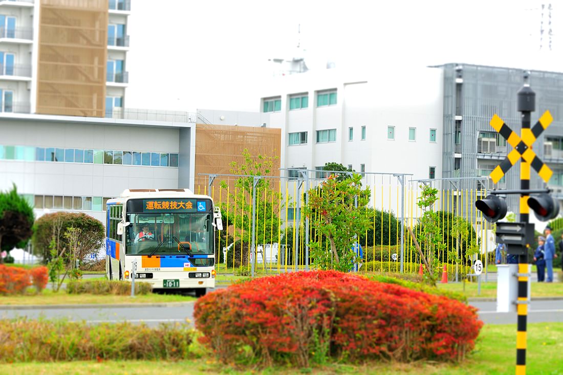 運転競技大会の様子