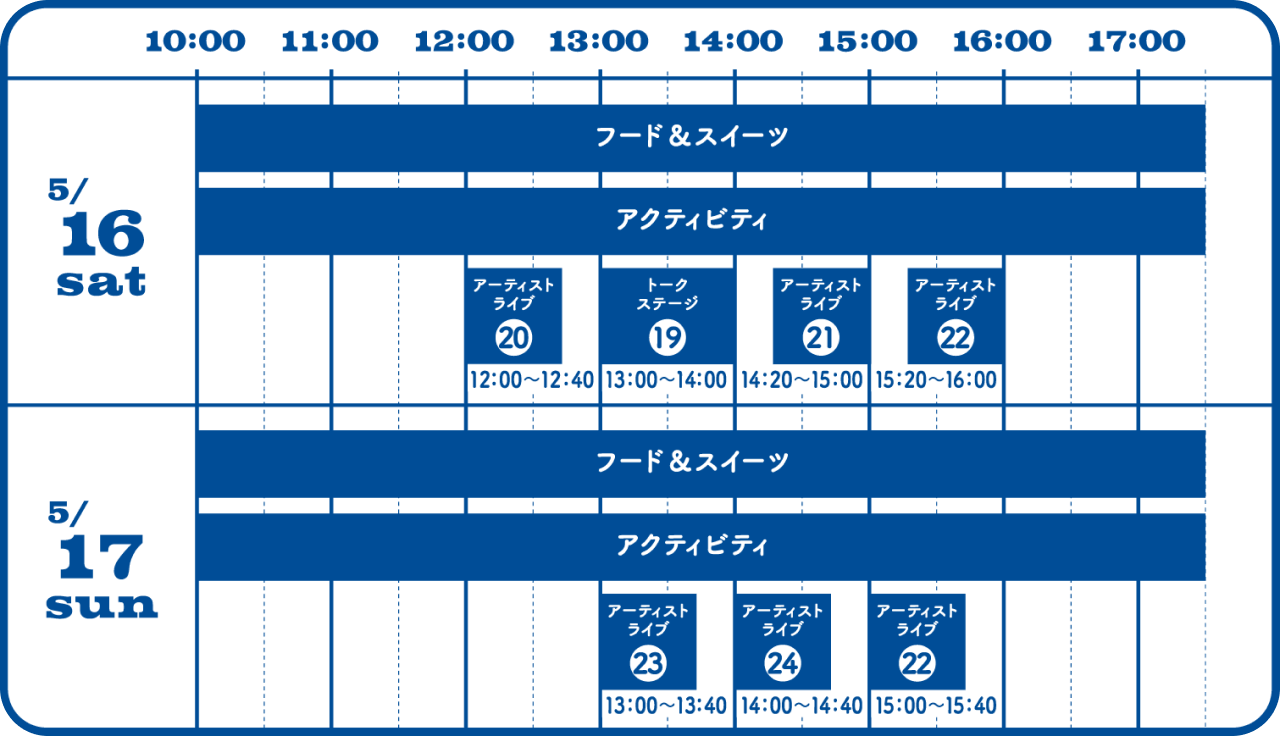 Time Table タイムテーブル