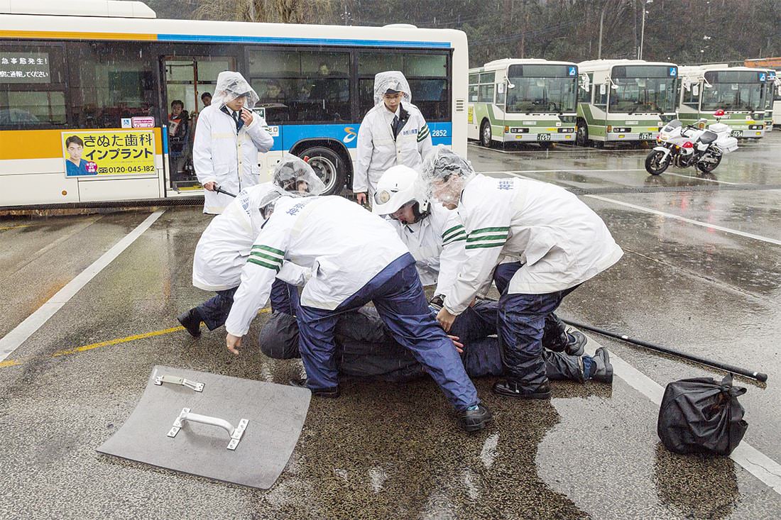 バスジャック等対応訓練